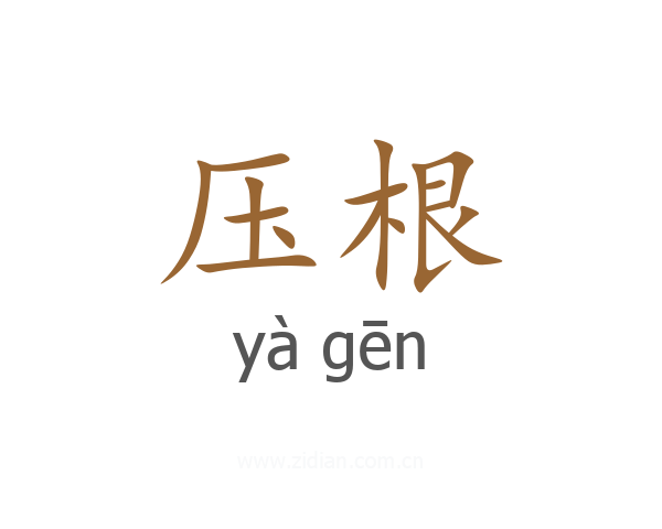 压根