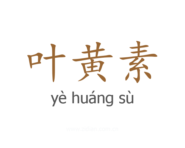 叶黄素