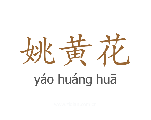 姚黄花