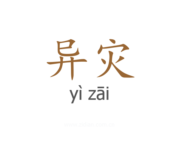 异灾
