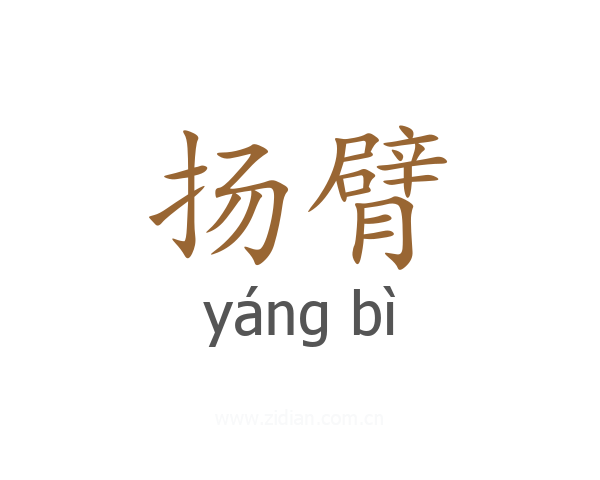 扬臂