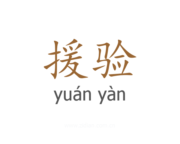 援验