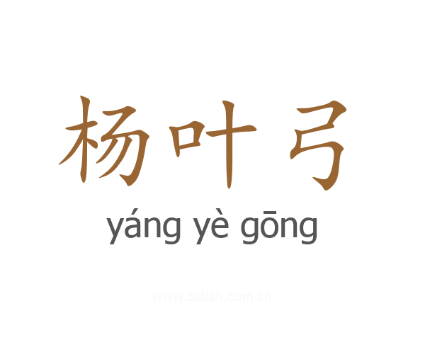 杨叶弓