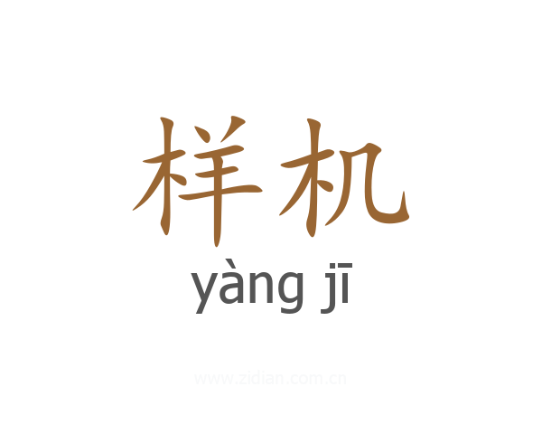 样机