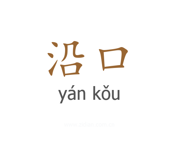 沿口