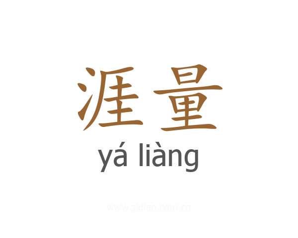 涯量
