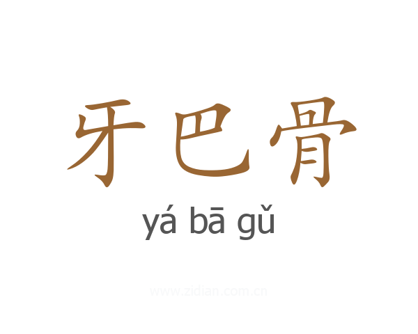牙巴骨