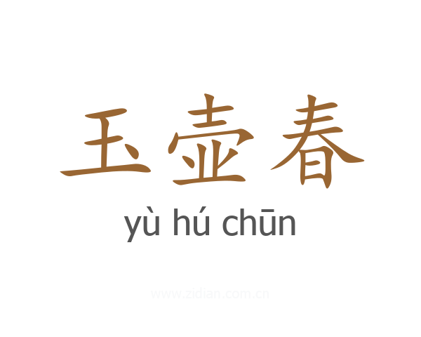 玉壶春