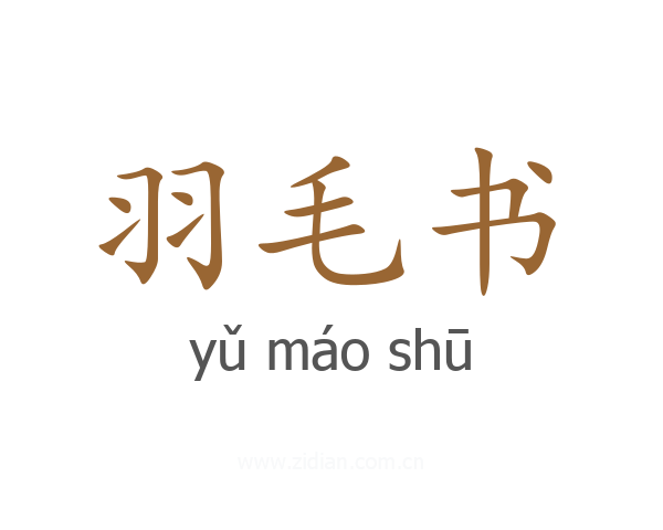 羽毛书