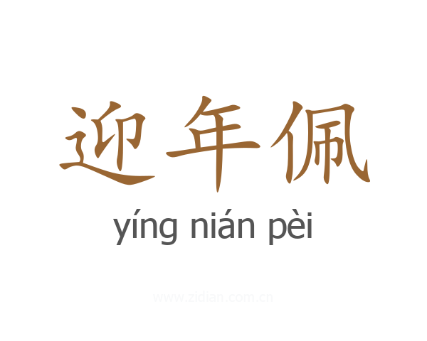 迎年佩