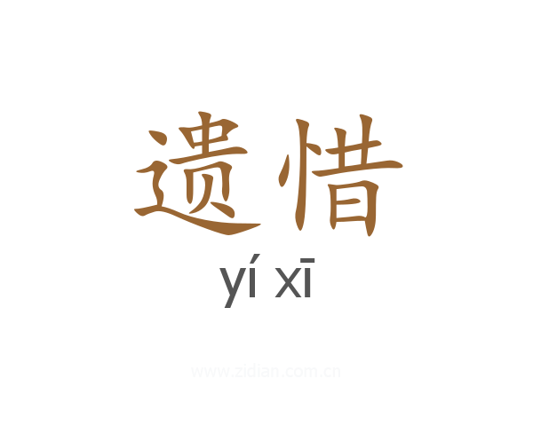 遗惜