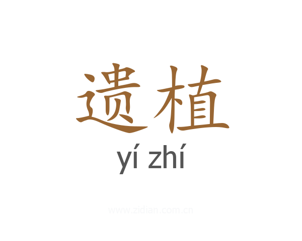 遗植