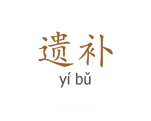 遗补