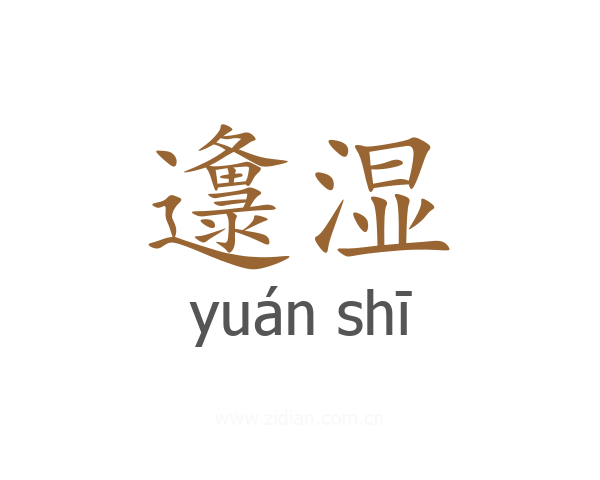 邍湿