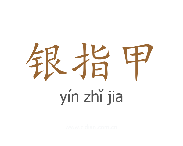 银指甲