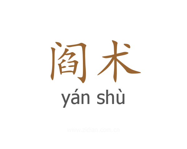 阎术