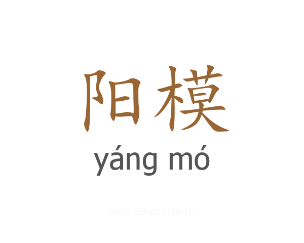 阳模
