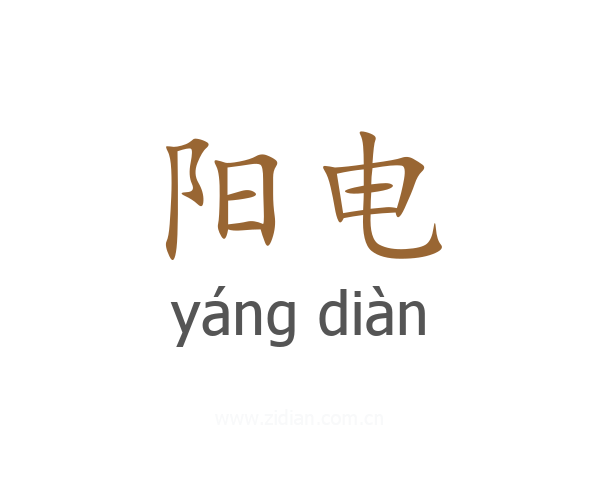 阳电