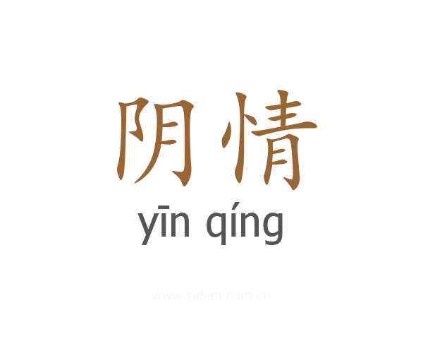 阴情