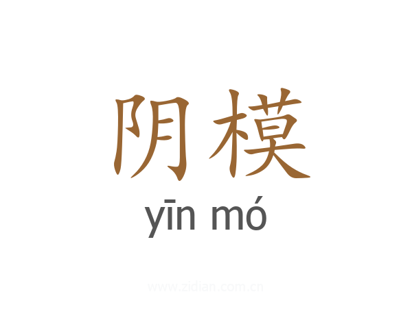 阴模