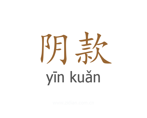 阴款
