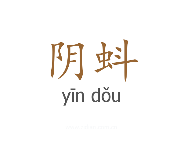 阴蚪