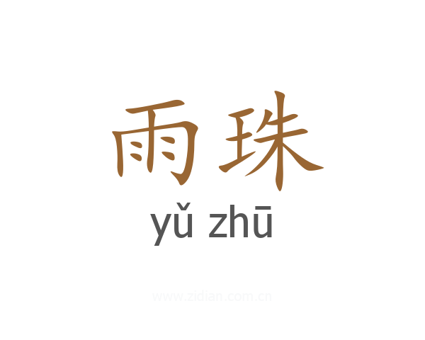 雨珠