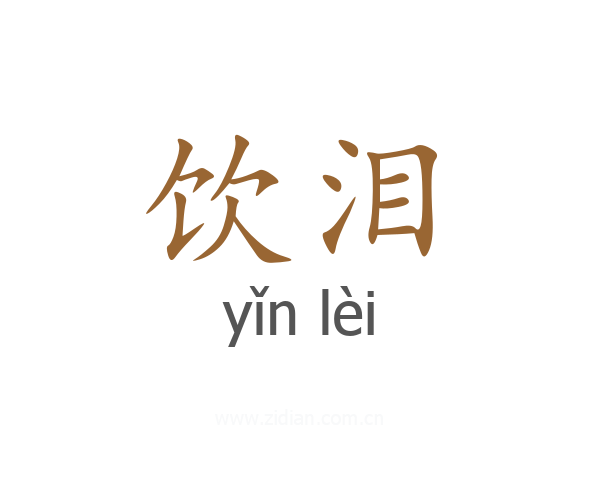 饮泪