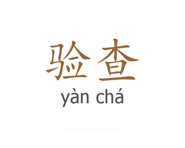 验查