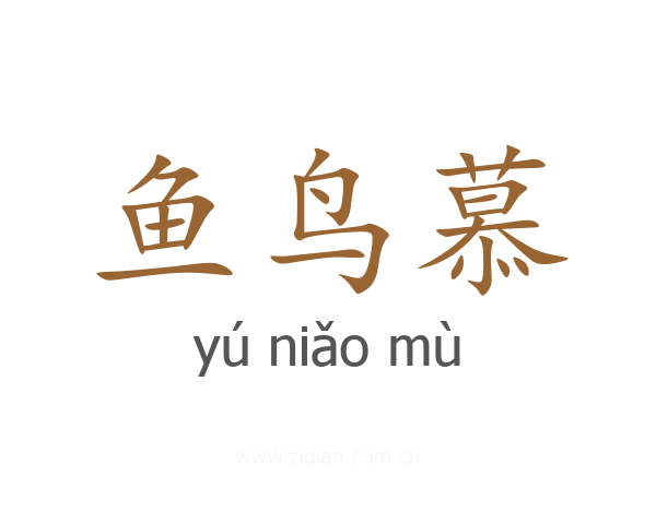 鱼鸟慕