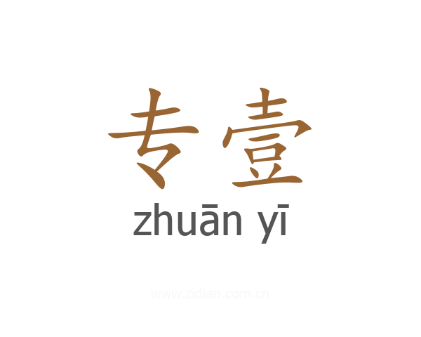 专壹