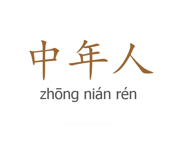中年人