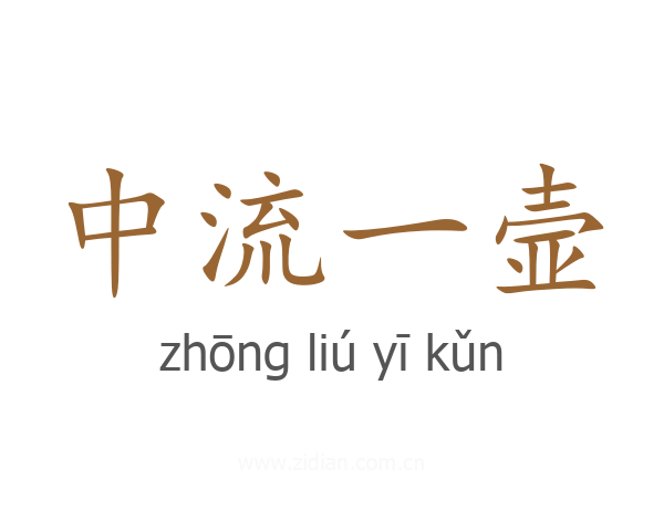 中流一壸