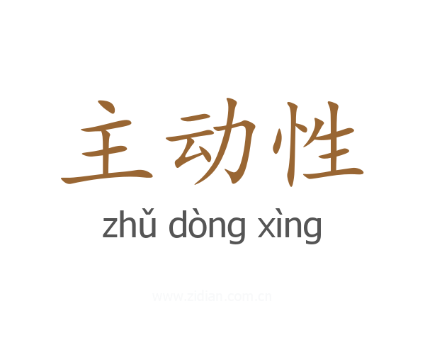 主动性