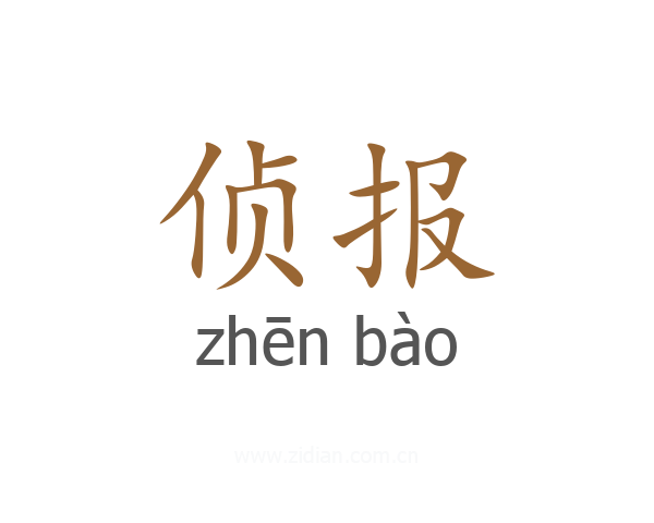 侦报
