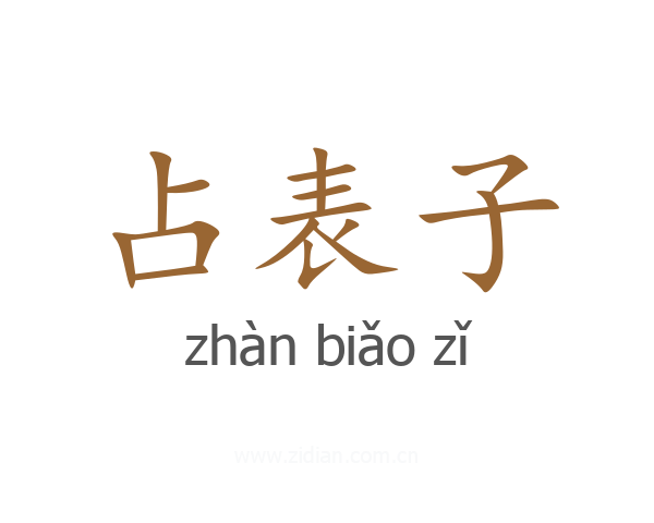 占表子