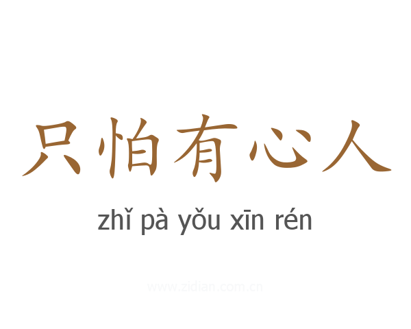 只怕有心人