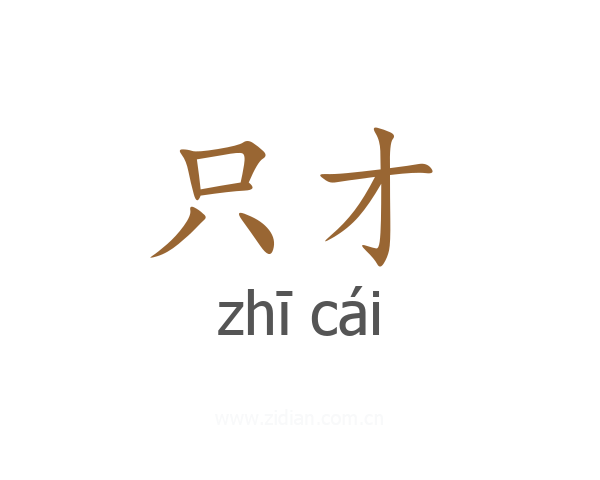 只才
