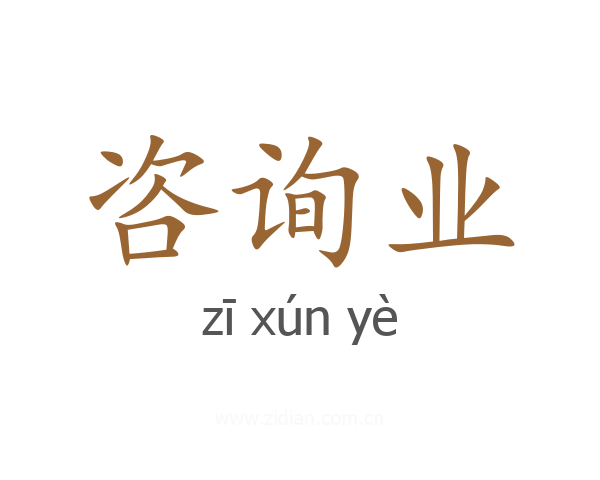 咨询业
