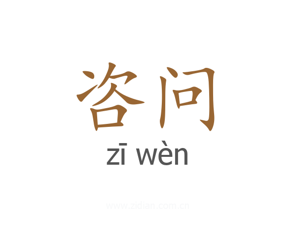 咨问