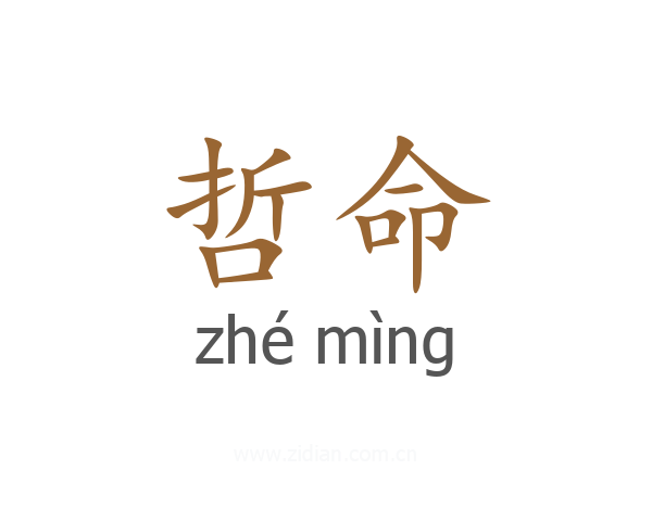哲命