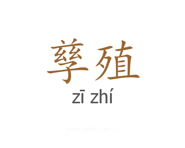 孳殖