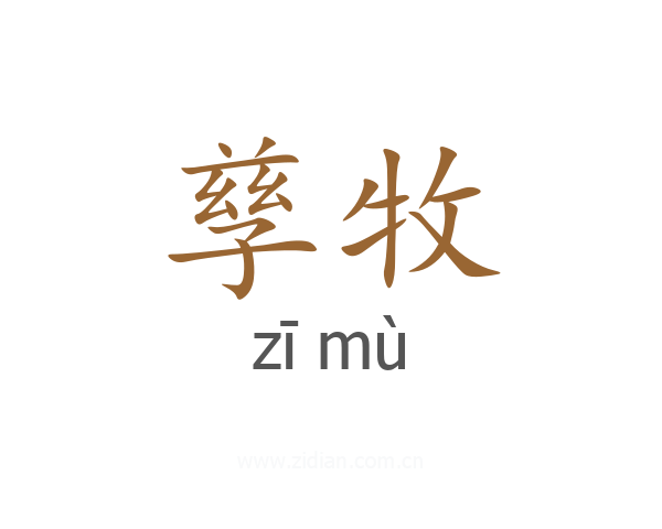 孳牧