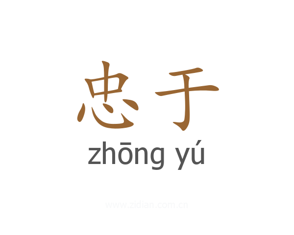 忠于