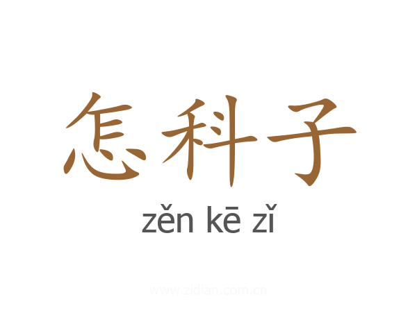 怎科子