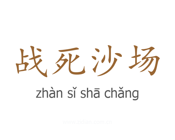 战死沙场