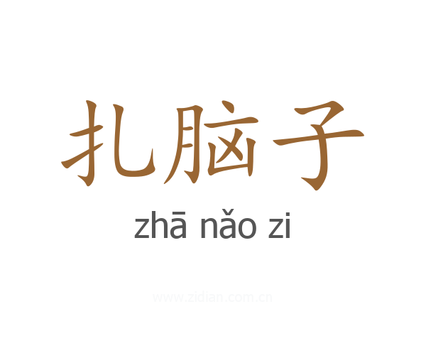 扎脑子