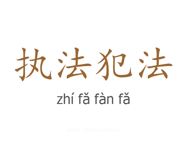 执法犯法