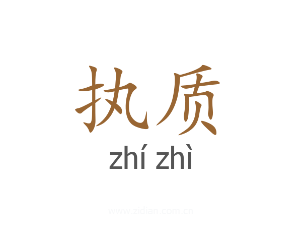 执质