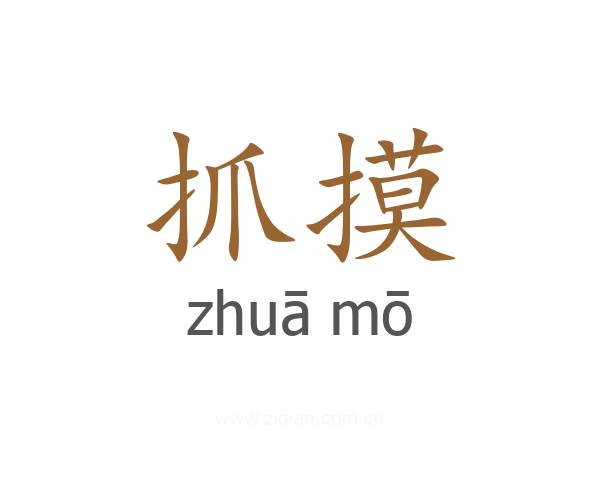 抓摸